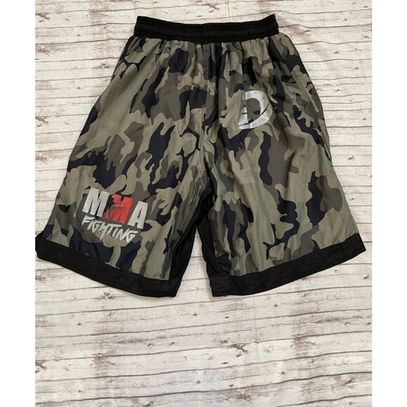 Defy MMA Fighting Shorts Mens Sz L Camo Black Boxing Workout Training Athletic - Picture 5 of 6